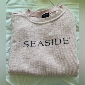 Authentic Seaside Pink Corded Sweatshirt (Size XS)